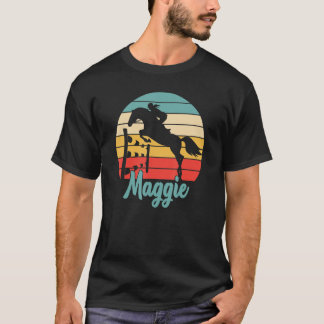 マギー名エクエストランマギー馬ガール1 Tシャツ