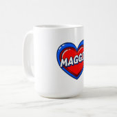 マギー大好き コーヒーマグカップ (正面左)
