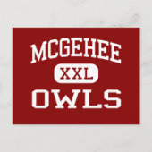 マギー語 – オウルズ – 高校 – アーカンソー州マギー ポストカード (正面)