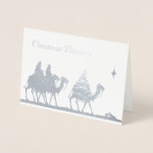 マギー銀とクリスマス星 箔カード (正面)