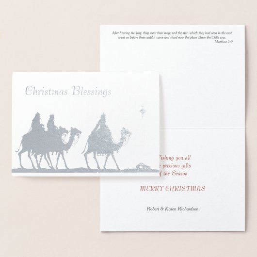 マギー銀とクリスマス星 箔カード (ディスプレー)