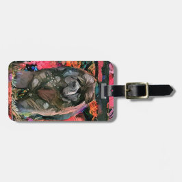 マギー黒いチャウの荷物タグ ラゲッジタグ