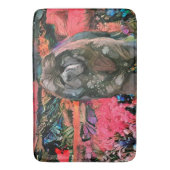 マギー黒いチャウクレートまたはバスマット バスマット (正面縦)