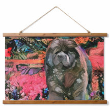 マギー黒いチャウタペストリー