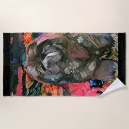 マギー黒潮ビーチタオル ビーチタオル