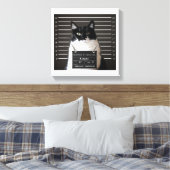 マギー・キャット・マグショット キャンバスプリント (インサイチュ (寝室))