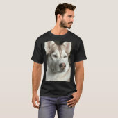 マギー・ザ・シベリア・ハスキー・ロング Tシャツ (正面フル)