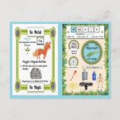 マギー – マグネシウムホルンユニコーンゲームカード ポストカード (裏面)