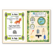 マギー – マグネシウムホルンユニコーン取引カード テーブルナンバー (裏面)