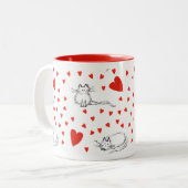 マギー・ラブv3 ツートーンマグカップ (正面左)