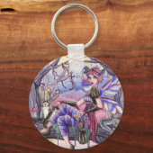 マギー – Fairy and Cat Keychain キーホルダー (正面)