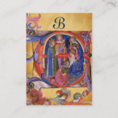 マギ出生クリスマスパーチメントの崇拝 名刺 (裏面)