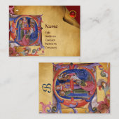 マギ出生クリスマスパーチメントの崇拝 名刺 (正面/裏面)