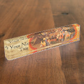 マギ出生祭の崇拝 デスクネームプレート (側面)