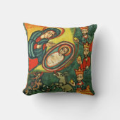 マギ崇拝，初期の出生クリスマス クッション (正面)