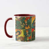 マギ崇拝,初期の出生クリスマス マグカップ (左)