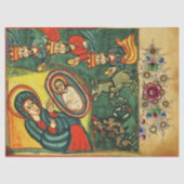 マギ崇拝，初期の出生教区 薄葉紙 (正面)