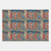 マギ、マリア、ベビーイエスの贈り物包み ラッピングペーパーシート (正面3)