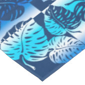 マクアモンステラ熱帯ハワイアンブレンドストライプの物 テーブルクロス (アングル)