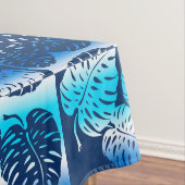 マクアモンステラ熱帯ハワイアンブレンドストライプの物 テーブルクロス (インサイチュ)