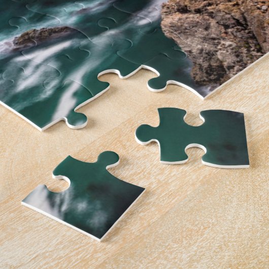 マクウェイ滝ズインジュリアプファイファーバーンズ州パーク ジグソーパズル (側面)