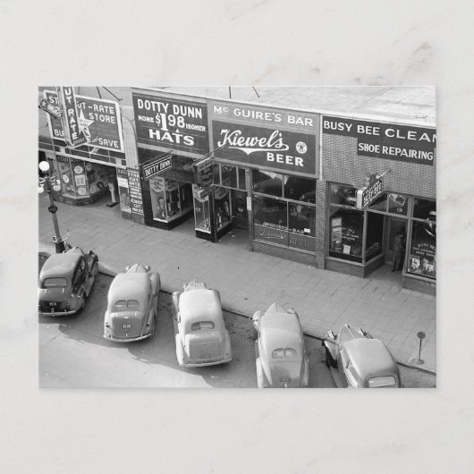 マクガイアのバー、1940年 ポストカード (正面)