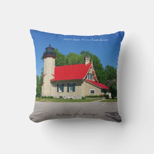 マクガルピンポイントライトハウス2019角枕 クッション (正面)