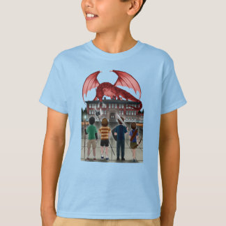 マクギルヴラダンディクラブNoテキストドラゴンワンサイド Tシャツ