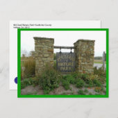 マククラウド自然パークヘンドリックスカウンティインディアナ10月2日 ポストカード (正面/裏面)