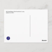 マククラウド自然パークヘンドリックスカウンティインディアナ10月2日 ポストカード (裏面)