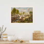 マククレラン将軍を示すアンティタムの戦い1862 ポスター (キッチン)