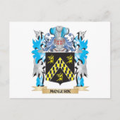 マクグルクコートオブアームズ – 家紋 ポストカード (正面)
