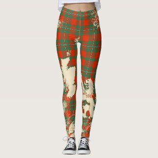 マクグレガー・アンシェント・タータン スコットランド ライオン マップ アート レギンス