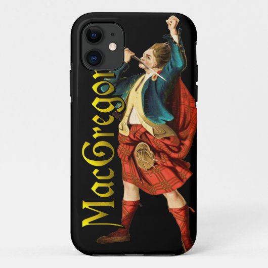マクグレガー オールドスコットランド ケース Case-Mate iPhoneケース (裏面)