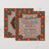 マクグレガー スコットランド クラン タルタン - プライド 招待状 (正面/裏面)