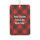 マクグレゴールクレストオーバーロブロイタータンチェックエアーフレッシュナー カーエアーフレッシュナー (裏面)