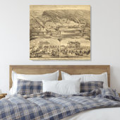 マクケポートペンシルバニア キャンバスプリント (インサイチュ (寝室))
