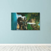 マクコードクレード滝オンコロンビアリバー キャンバスプリント (インサイチュ (ウッドフロア))