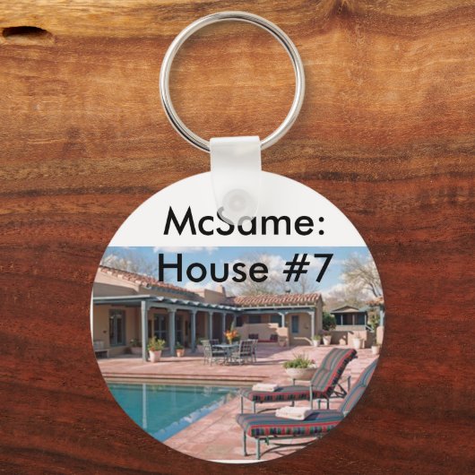 マクサメ:ハウス#7 キーホルダー (正面)