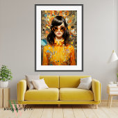 マクシマはっきりしたリスカラフルト女性ポートレート ポスター