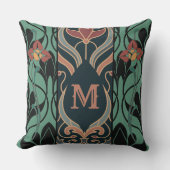マクシマはっきりしたリストアールヌーボーモノグラム クッション (正面)