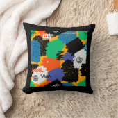 マクシマカラフルリストデザイン クッション (ブランケット)