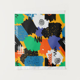 マクシマカラフルリストデザイン タペストリー