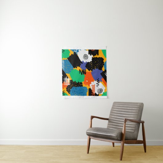 マクシマカラフルリストデザイン タペストリー (インサイチュ)