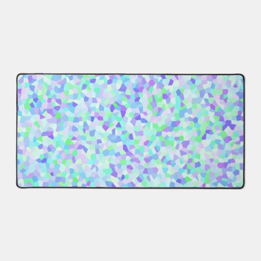 マクシマカラフルリストGroovy Boho抽象芸術振り分け デスクマット (正面)