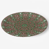 マクシマファンシーリスト華美グルービークリスマスマンダラ ペーパープレート (アングル)