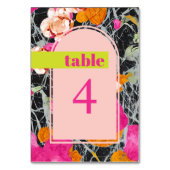 マクシマモダンリストのマルリ結婚ーフローラ テーブルナンバー (裏面)