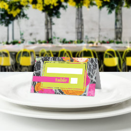 マクシマモダンリストのマルリ結婚ーフローラ プレイスカード