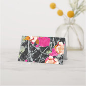 マクシマモダンリストのマルリ結婚ーフローラ プレイスカード (裏面)