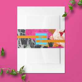 マクシマモダンリストのマルリ結婚ーフローラ 招待状ベリーバンド